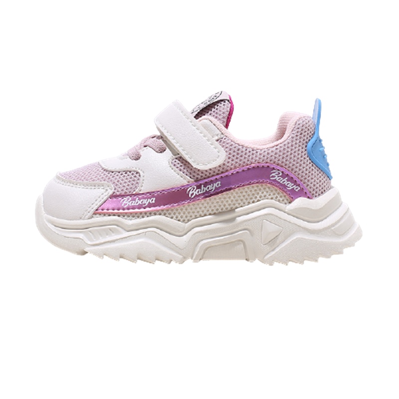 芭芭鸭儿童运动鞋男女童网面透气休闲运动单鞋