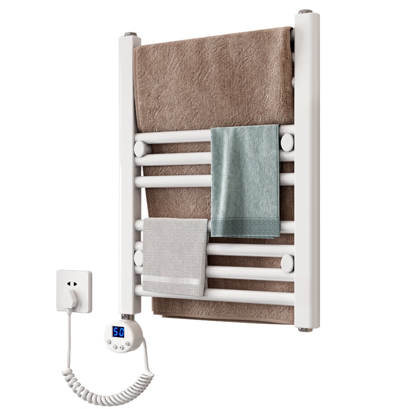奥享(woesom)电热毛巾架 免打孔卫生间浴室置物架烘干杀菌毛巾浴巾挂架