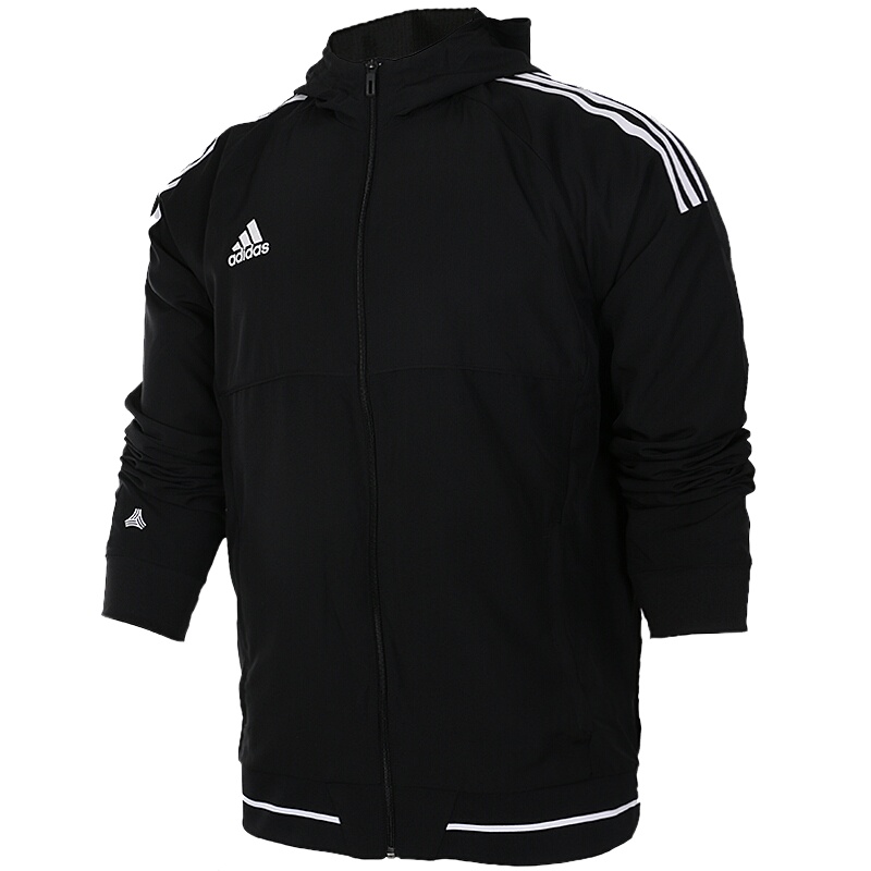 阿迪达斯（ADIDAS）男款连帽三条杠运动外套BR1530