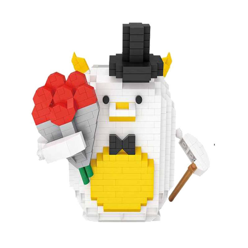 LOZ俐智小颗粒积木同道大叔十二星座模型天秤座益智玩具礼品金牛座9101