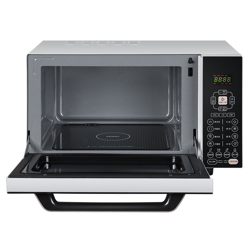 海尔(Haier)MX-68EG 微波炉 光波炉 家用微烤箱一体机烧烤 智能操控 下拉门 23升