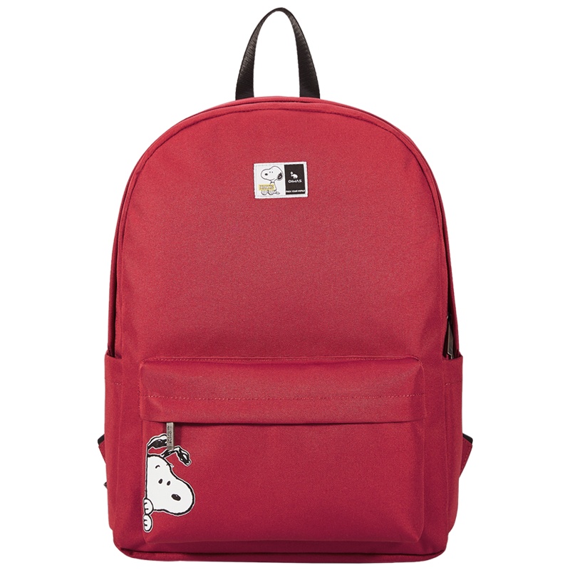 爱华仕史努比联名设计新品背包女休闲潮流双肩包简约时尚学生书包