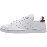 adidas阿迪达斯NEO女运动休闲板鞋F36223 F36223亮白+浅铜金属