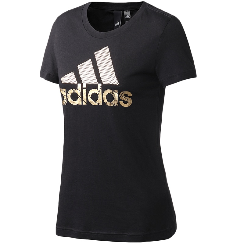 阿迪达斯女服短袖T恤健身训练跑步休闲运动服DV3025