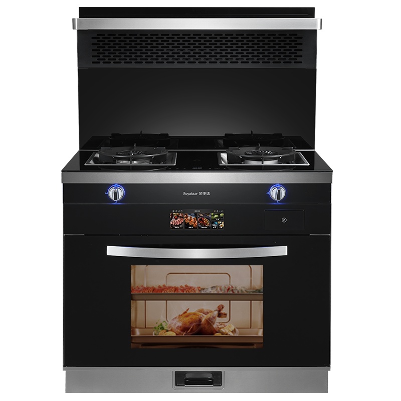 荣事达(Royalstar)JJZT-9651AC 变频烟灶消蒸烤一体灶家用彩屏智能蒸烤箱侧吸下排油烟机 天然气 集成灶
