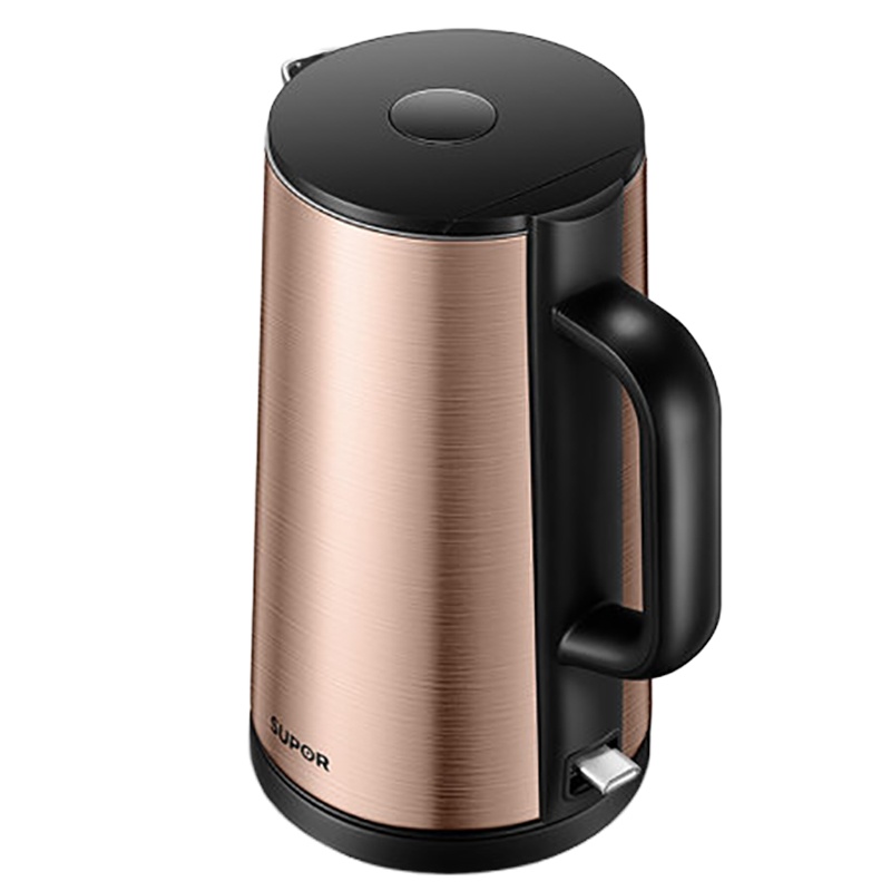 苏泊尔(SUPOR) SW-15S08A 1500瓦 1.5升 电水壶 双层壶体防烫保温 红铜