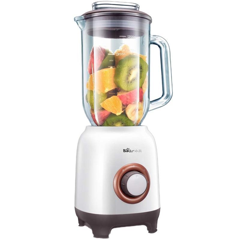 Bear/小熊 LLJ-A12A1榨汁机多功能料理机玻璃小绞肉干磨粉搅拌机