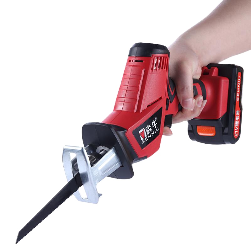 森牛21V充电式往复锯 马刀锯