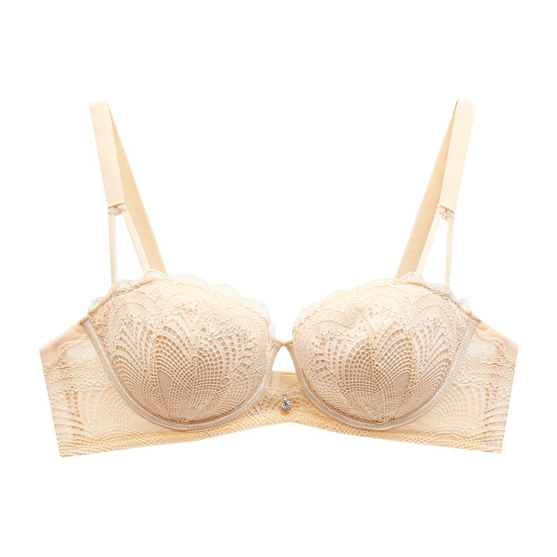 都市丽人性感蕾丝刺绣镂空减压聚拢女士文胸胸罩内衣