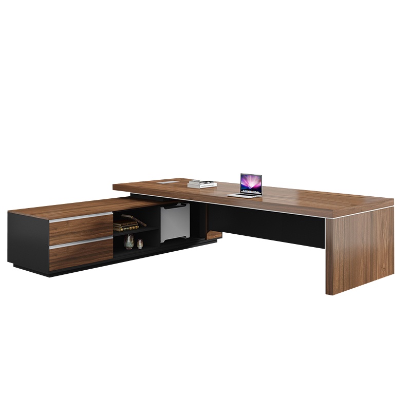 永格办公家具老板桌办公桌椅组合现代简约板式大班台主管桌经理桌总裁桌单人办公桌1.8米