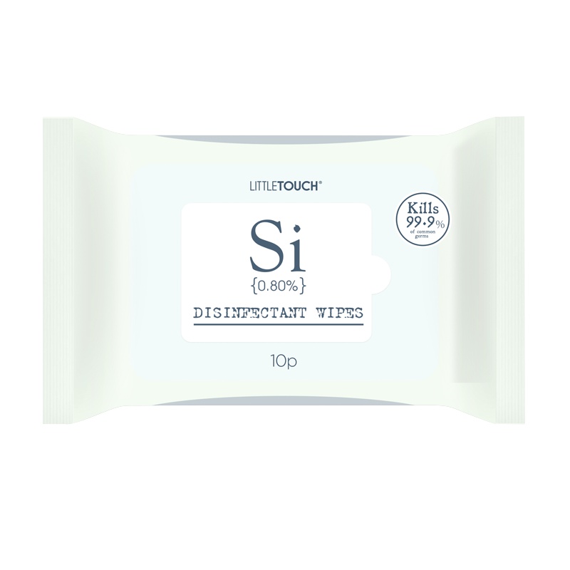 LITTLE TOUCH去菌湿巾10片装消毒湿巾婴儿手口湿巾