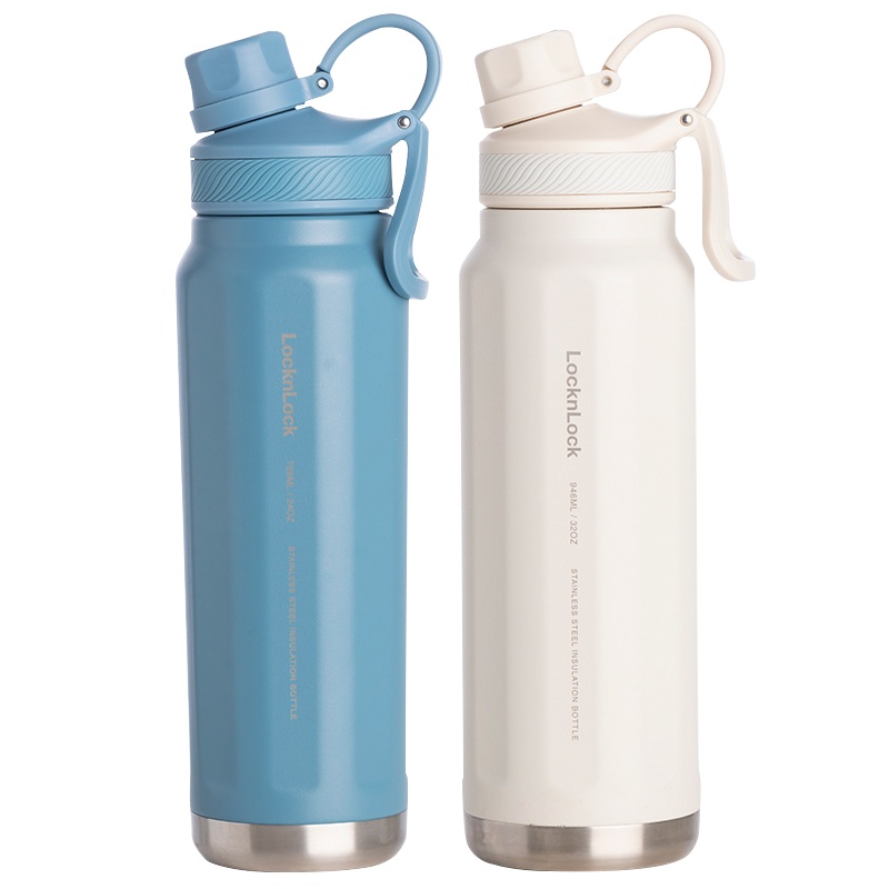 乐扣乐保温壶户外中式不锈钢运动水壶家用大容量保暖壶便捷带提手