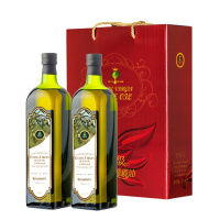 丽兹(LIZZI) 特级初榨橄榄油礼盒1000ml*2 西班牙原瓶原装进口