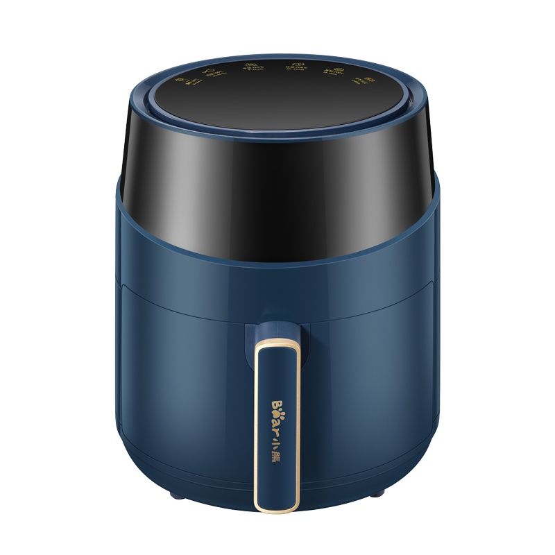 小熊(Bear)空气炸锅 QZG-A15T2 深蓝色 4.6L大容量家用全自动定时可调温电炸锅无油烟空气炸锅薯条机烤箱
