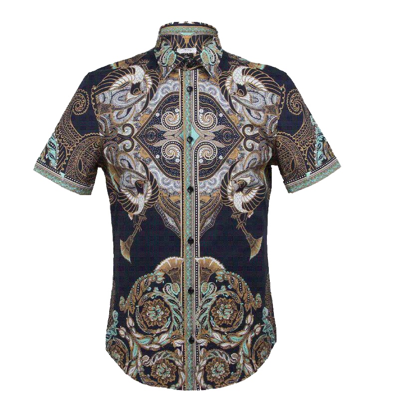 VERSACE 范思哲 奢侈品 男士衬衫 V300243 VT01235 V7024