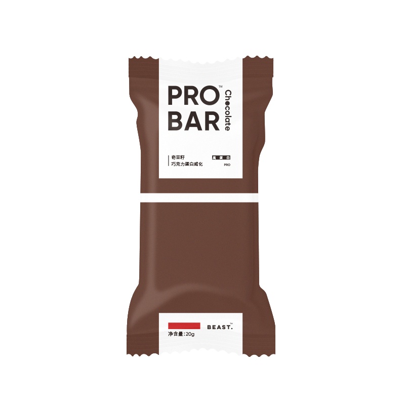 轻食兽乳清蛋白棒营养饱腹零食巧克力味280g*1桶装