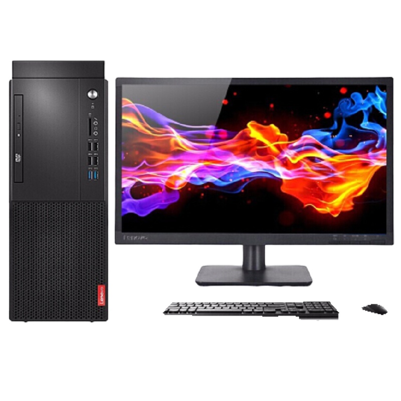 联想台式电脑启天M428(I5-9500 16G 128GSSD+1T Win10p 主机 高性能办公优选三年保)
