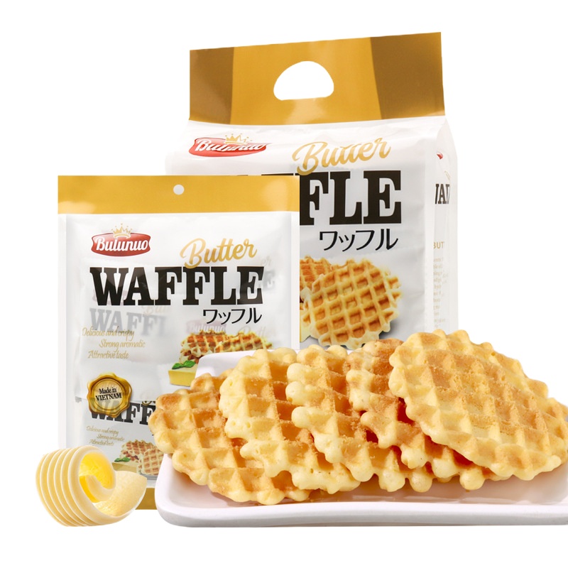 越南进口布鲁诺华夫饼干脆面包蛋糕84g*50袋学生早餐零食休闲食品小吃