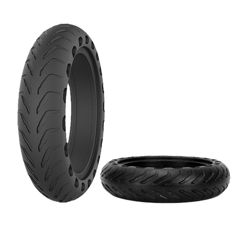 适用8 1/2X2实心胎小米电动滑板车胎免充气轮胎前后蜂窝胎 免内胎外胎 1个小米镂空橡胶实心胎+撬棒1对