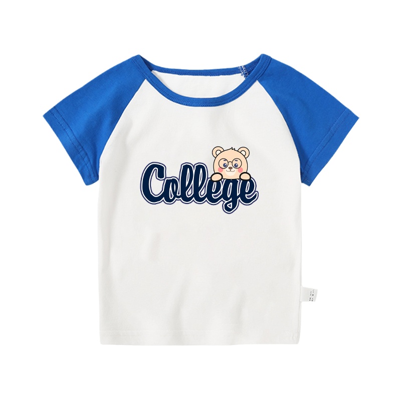 猫人童装男童短袖上衣全棉宝宝T恤夏季新款卡通印花女童短袖t恤