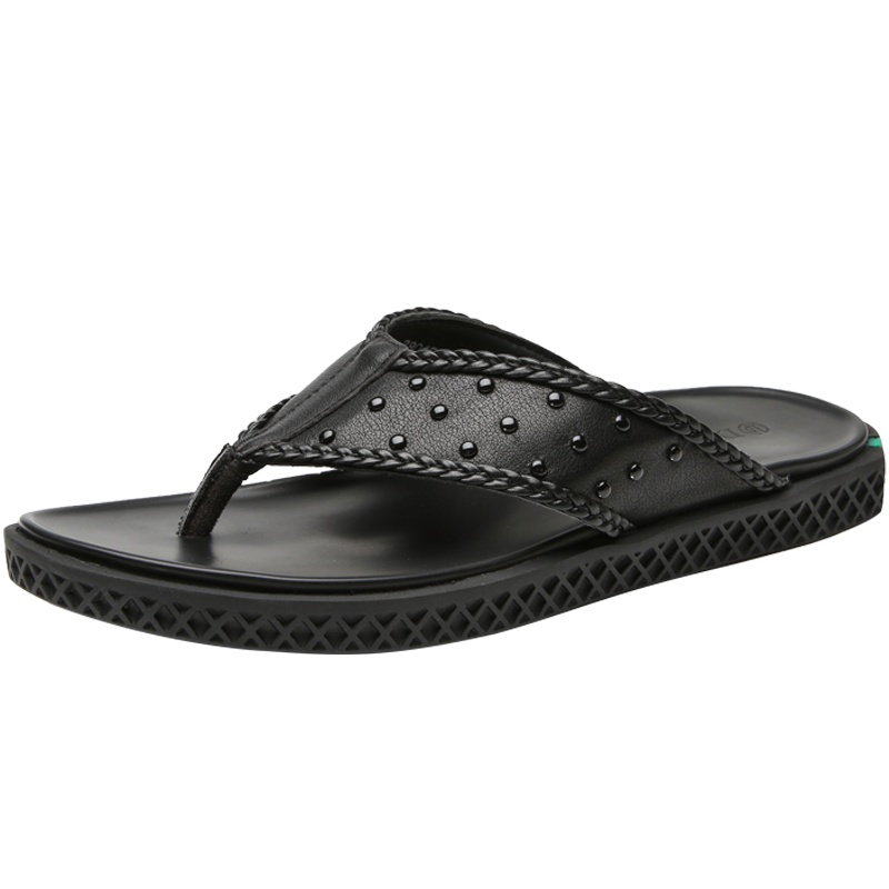 狄恩纪拖鞋男夏时尚室外穿人字拖男软底潮流男士防滑凉拖