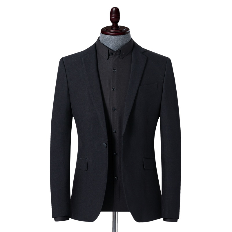 雅鹿男士西装2019男秋冬正装潮流西装都市商务休闲上衣