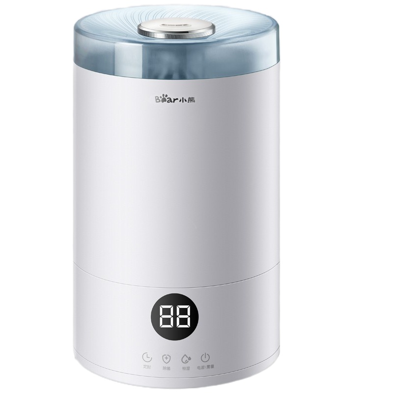 小熊(Bear)加湿器卧室婴儿 迷你办公室桌面空气加湿器大雾量 静音香薰机 高温除菌 4升 JSQ-C40L1数显