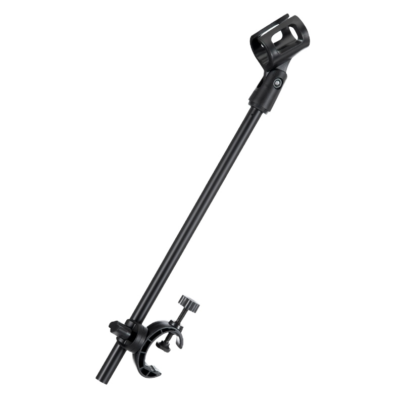 火豹配件声卡金属托盘麦克风圆杆支架通用手机储放桌面底座 麦克风悬臂横杆(40cm长)手机座