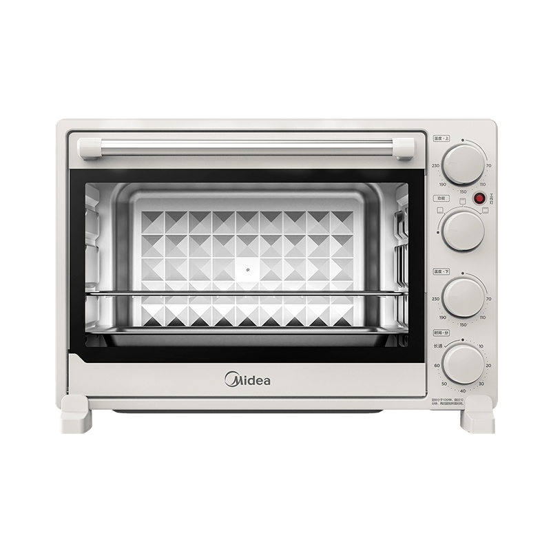 美的(Midea) 40L家用大容量电烤箱 上下独立控温 四层烤位满足更多需求 高颜值PT4003