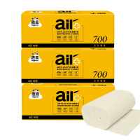 洁云 H11500101 AIR Plus 4层700克无芯卷纸 土黄色 10件 (单位:件)