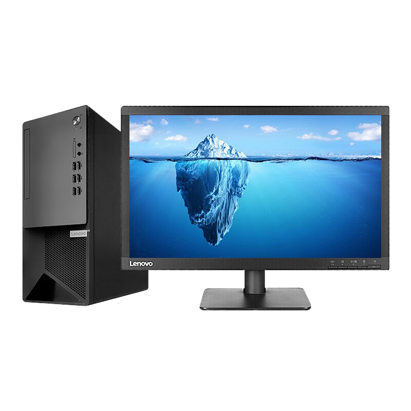 联想(Lenovo)扬天M6610 十代酷睿商用办公台式机电脑 23.8英寸屏 定制 i5-10400/16G/1T/集显/Win10