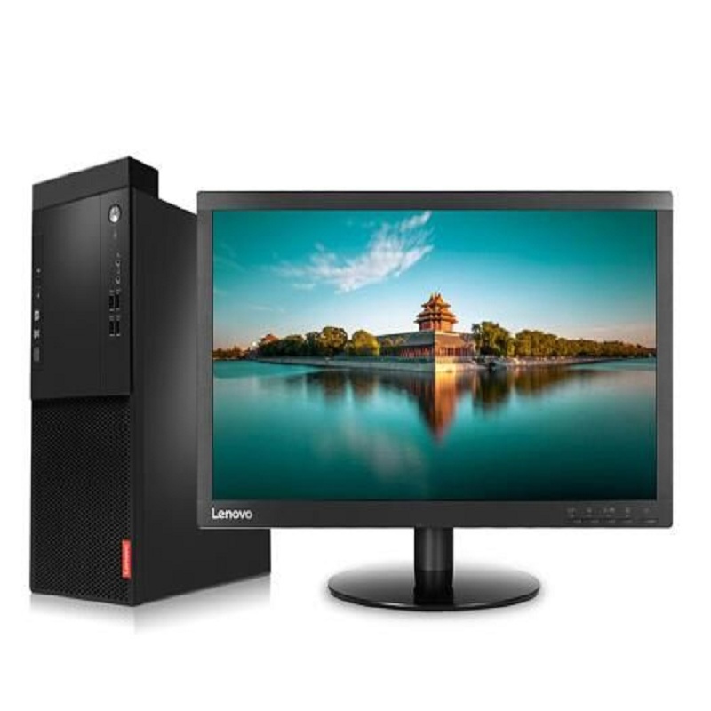 联想台式电脑启天M420( I5-9500 8G 256GSSD+1T 集显21.5寸液晶三年上门高性能主流大客户定制)
