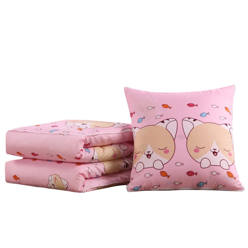 迈古(MG)抱枕被子两用靠垫被办公室靠枕沙发靠背午休枕汽车空调折叠枕头被[加大普通款 45*45cm]