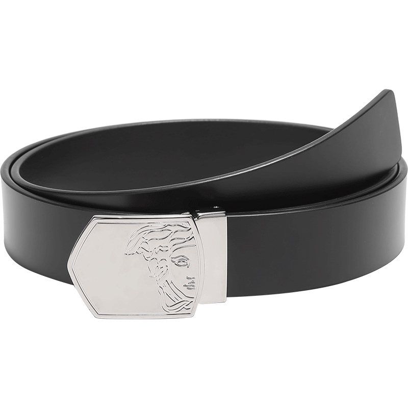 Versace COLLECTION 范思哲 男士皮革板扣式腰带皮带 V910238 VM00432