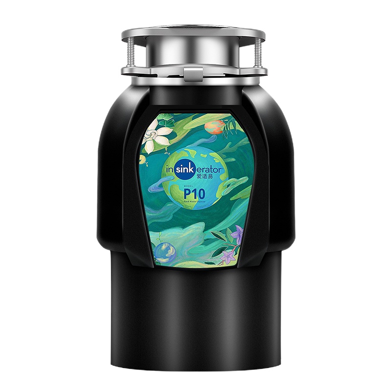 P10 家用厨房食物垃圾处理器水槽厨余粉碎机 全自动 单只装