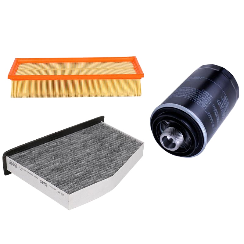 适用适配11 12 13 15 16 17款新帕萨特空气滤芯空调滤机油滤清器三滤 空气滤+机油滤[1.8T/2.0T]