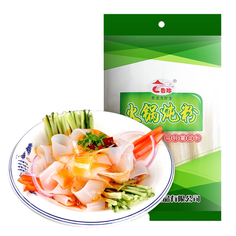 鲁珍 火锅炖粉260g 东北大拉皮土豆宽粉配菜炖菜粉条