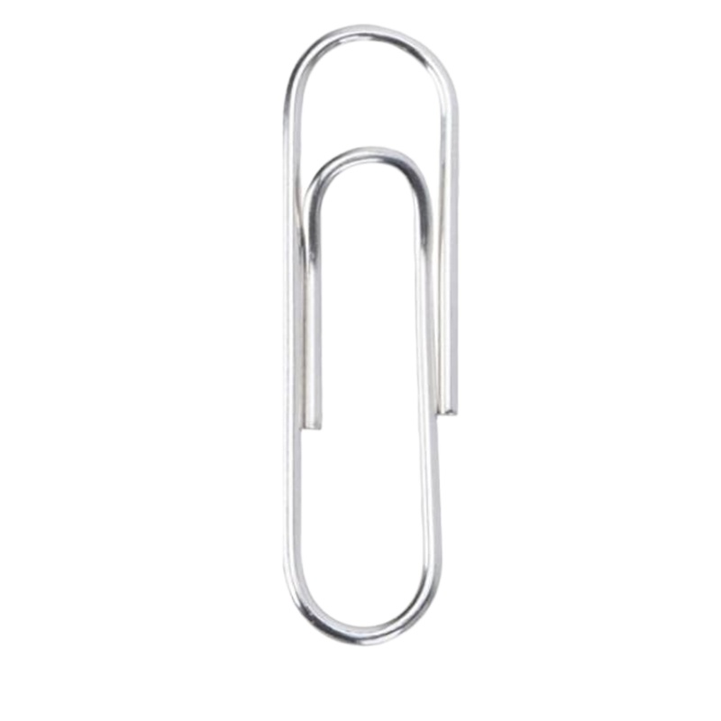 得力(deli)3#金属 镀镍防锈曲别针 100枚/盒 10盒装 0018