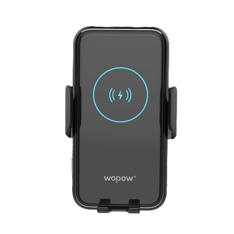 沃品(WOPOW)BW06 手机支架车载支架车载无线充车载通用安卓苹果 黑色