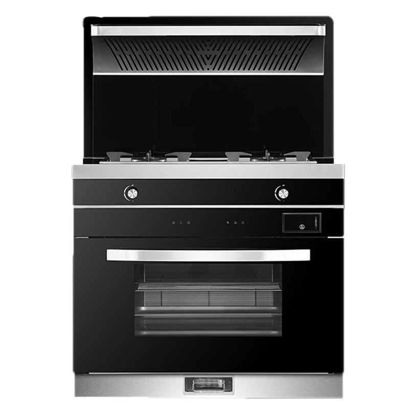 美大速风 集成灶一体式厨房一体机带蒸烤箱下排烟式家用环保灶燃气自动清洗智能加热一级能效热电偶熄火保护JC07(液化气)