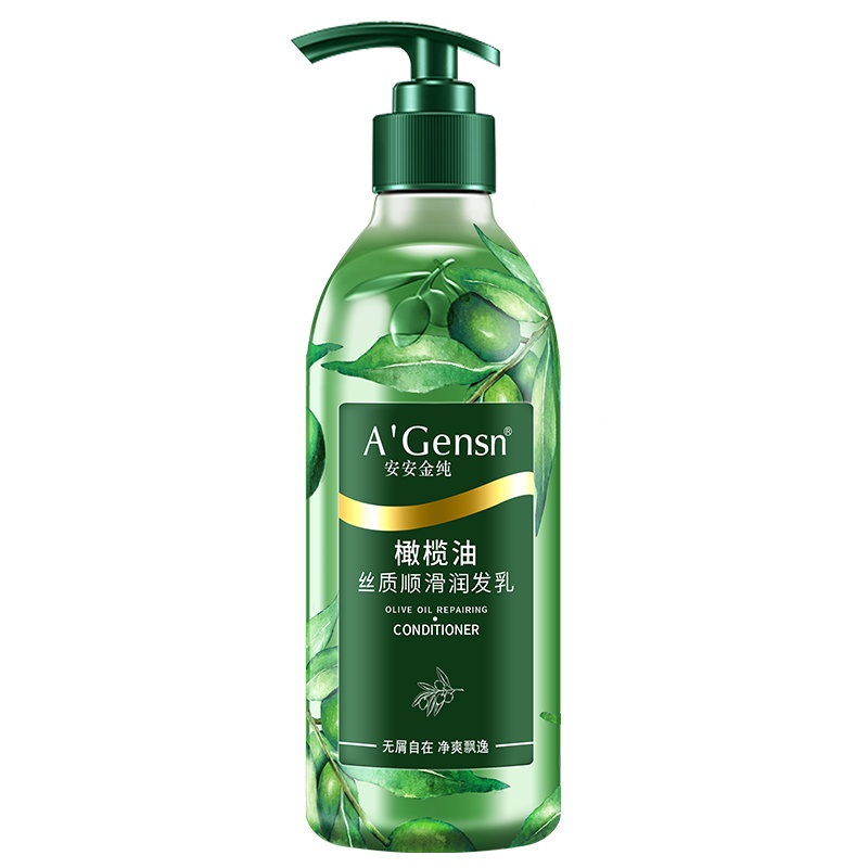 A’Gensn安安金纯 橄榄油护发素/乳350ml 保湿补水头发护理柔顺营养润发乳 男女通用