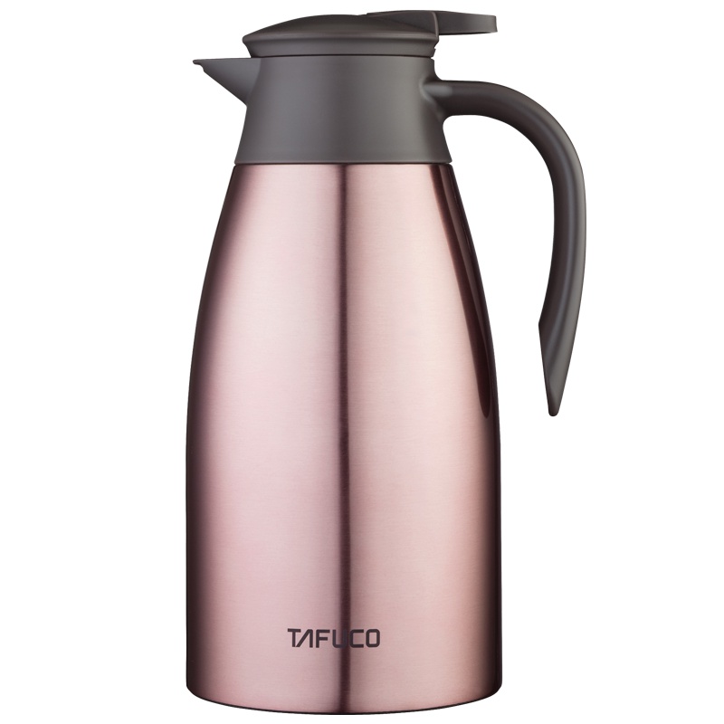 日本泰福高(TAFUCO) 不锈钢真空保温水壶家用热水壶家居壶咖啡保温瓶热水瓶暖壶保温壶容量