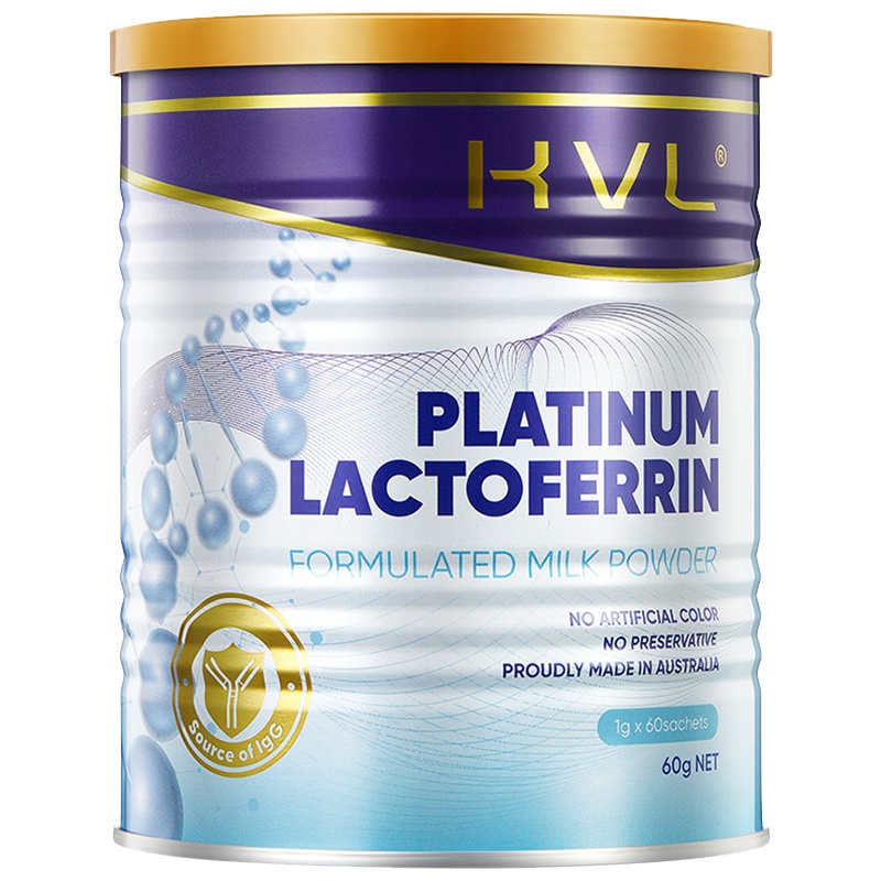 KVL可维乐 儿童宝宝增强体质牛初乳 乳铁蛋白 lgG免疫球蛋白 1g/袋*60袋 澳洲进口膳食营养补充剂
