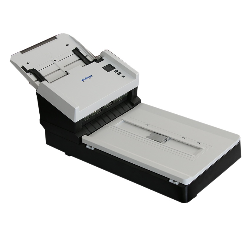 影源X3480F国产扫描仪馈纸式+平板双平台A4幅面自动进纸高速高清彩色双面文档扫描仪60ppm/120ipm