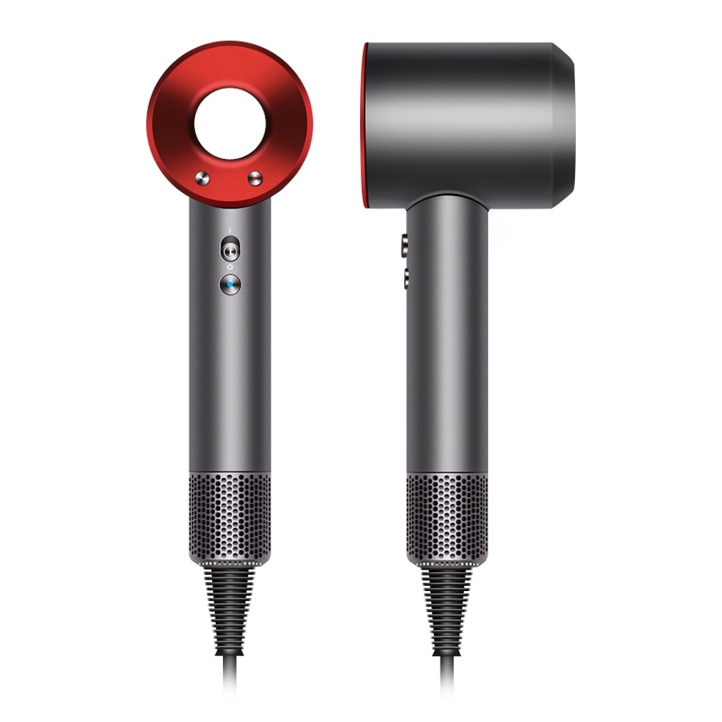 戴森(DYSON)Supersonic HD03智能温和风嘴电吹风 吹风机 家用大功率 中国红 礼盒套装