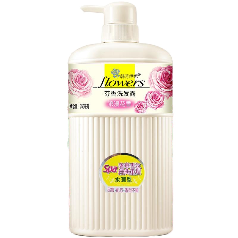 韩芳伊妮香水沐浴露750ml 持久留香男女滋润玫瑰花香家庭装