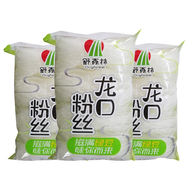 野森林 绿豆龙口粉丝320g*3袋BK