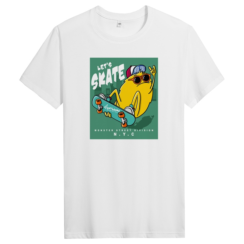 男士夏季圆领纯棉短袖t恤男生半袖体潮流时尚 DT10914