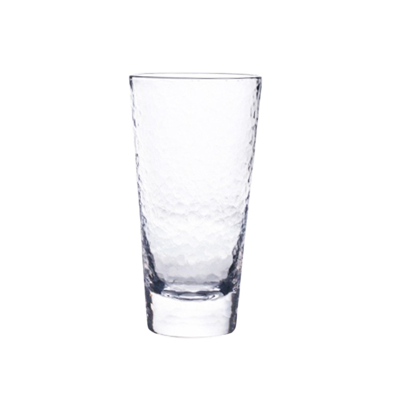 玻璃 锤木纹300ml水杯