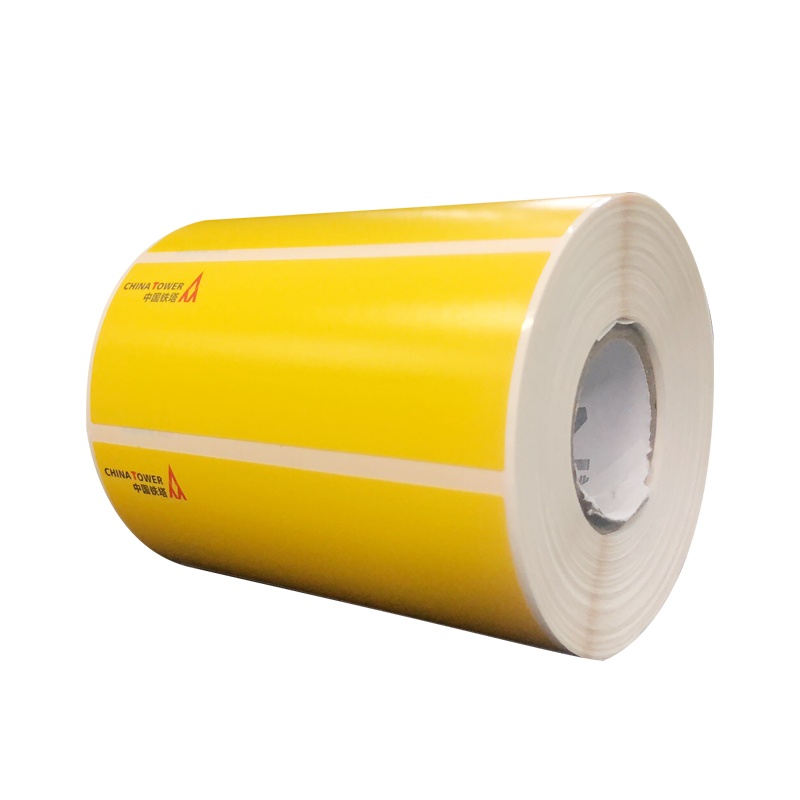 开仰(KAIYANG)PM-8030-Y-TT台式机打印设备标签/不干胶标签纸/80*30mm/500片/卷 黄底